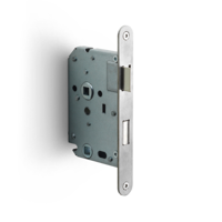 Formani BASICS LBLA-W63x8 deurslot toilet afgerond rvs Formani BASICS LBLA-W63x8 deurslot toilet afgerond rvs