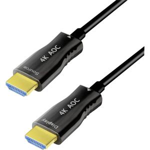 LogiLink HDMI AV Aansluitkabel [1x HDMI-stekker - 1x HDMI-stekker] 30 m Zwart