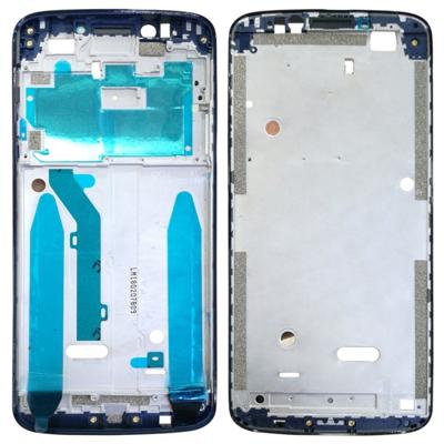 Voorzijde huisvesting LCD Frame Bezel voor Motorola Moto G6 Play (zwart)