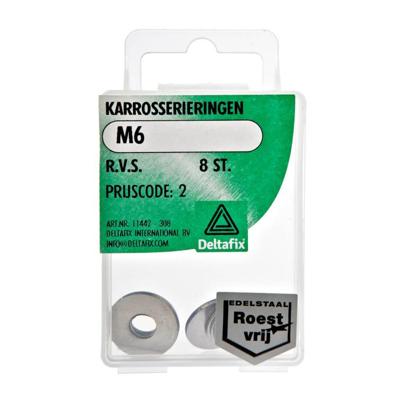 Carross.ring m10x30 2,5 rvs 5st - Deltafix