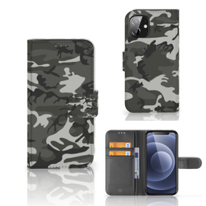 Apple iPhone 12 Mini Telefoon Hoesje Army Light