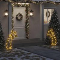 VidaXL Kerstverlichting meteoor met grondpinnen 115 led&apos;s 89 cm