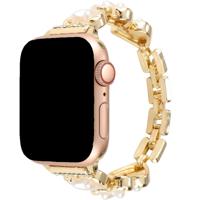 Apple Watch Hart Stalen Schakel Band - Demi Goud - 44, 45, 46 & 49mm Apple Watch Hart Stalen Schakel Band - Demi Goud - 44, 45, 46 & 49mm