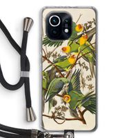 Carolinaparkiet: Xiaomi Mi 11 Transparant Hoesje met koord