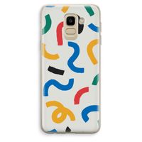 Illustratieve pop 2: Samsung Galaxy J6 (2018) Transparant Hoesje