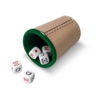 Beker met Poker Dobbelstenen Cayro