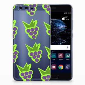 Huawei P10 Plus Siliconen Case Druiven