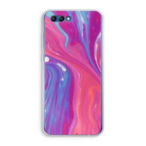 Paarse stroom: Honor 10 Transparant Hoesje