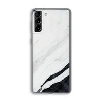Elegante marmer: Samsung Galaxy S21 Plus Transparant Hoesje