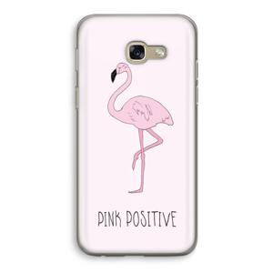 Pink positive: Samsung Galaxy A5 (2017) Transparant Hoesje