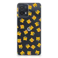 TPU bumper voor Motorola Moto G23 | G13 Katten Emojis - thumbnail