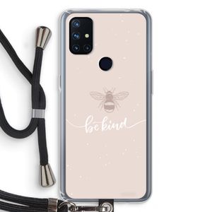 Be(e) kind: OnePlus Nord N10 5G Transparant Hoesje met koord