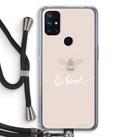 Be(e) kind: OnePlus Nord N10 5G Transparant Hoesje met koord