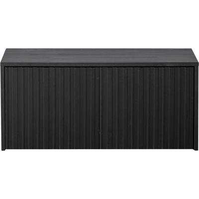 Kistbank Gravure New Grenen Zwart