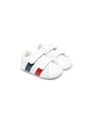 Moncler Enfant chaussons pré-marches à logo - Blanc