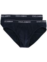 Dolce & Gabbana slip à logo - Bleu - thumbnail