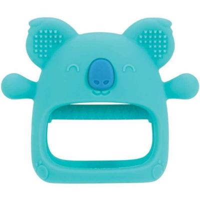 Handschoenen voor doorkomende tandjes - NUBY - Koala - Siliconen - Blauw