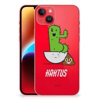 iPhone 14 Plus Telefoonhoesje met Naam Cactus Poo