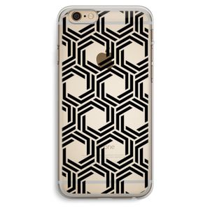 Geometrisch patroon: iPhone 6 Plus / 6S Plus Transparant Hoesje