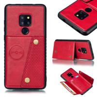 Lederen beschermhoes voor Huawei mate 20 (rood)