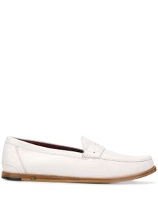 Dolce & Gabbana mocassins en cuir - Blanc