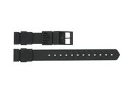 Horlogeband Tag Heuer BS0081 Rubber Zwart 18mm - thumbnail