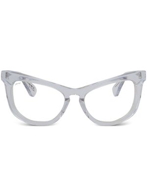 Marni Eyewear lunettes de vue à monture papillon - Tons neutres