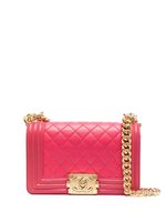 CHANEL Pre-Owned petit sac porté épaule Boy (2017) - Rose