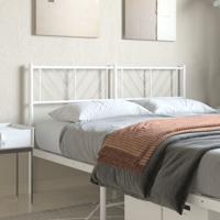 Hoofdbord 140 cm metaal wit