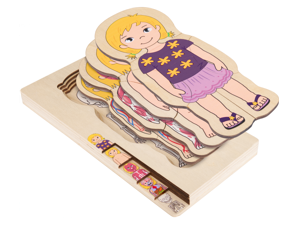 lupilu Houten puzzel (Meisje)