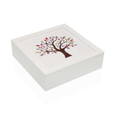 Doos-Juwelenkistje Versa TREE Hout MDF 24 x 7 x 24 cm