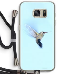 Kolibri: Samsung Galaxy S7 Transparant Hoesje met koord