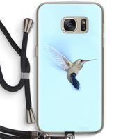 Kolibri: Samsung Galaxy S7 Transparant Hoesje met koord
