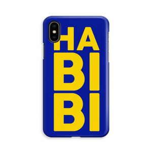 Habibi Blue: iPhone Xs Volledig Geprint Hoesje