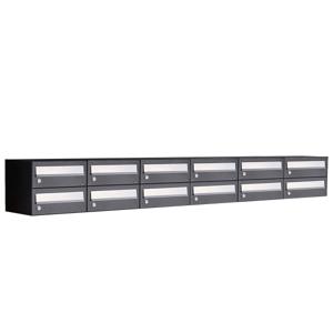 Allux Hive Set 6-Breed, 2-Hoog Zwart - 40030070_6x2