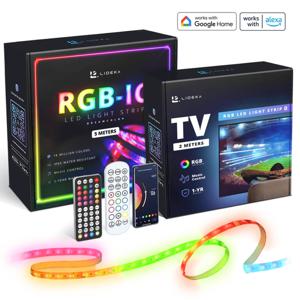 Lideka Slimme RGB LED Strip 5 Meter & TV strip 2