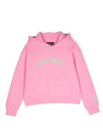 DSQUARED2 KIDS hoodie à logo brodé - Rose