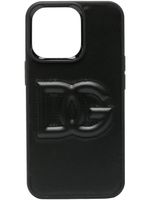 Dolce & Gabbana coque d'iPhone 13 Pro à logo DG - Noir