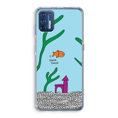 Aquarium: Motorola Moto G9 Plus Transparant Hoesje