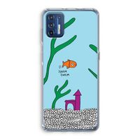 Aquarium: Motorola Moto G9 Plus Transparant Hoesje