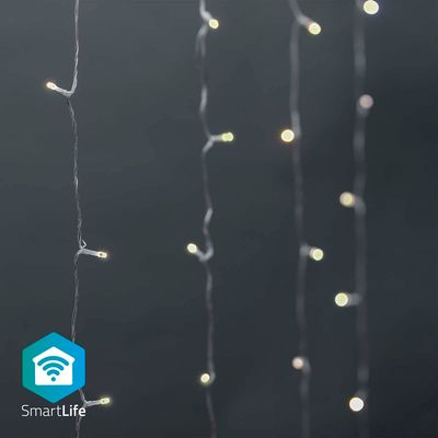 Nedis SmartLife Decoratieve LED | Wi-Fi | 200 LED&apos;s | 3 m | 1 stuks - WIFILXC02W200 WIFILXC02W200