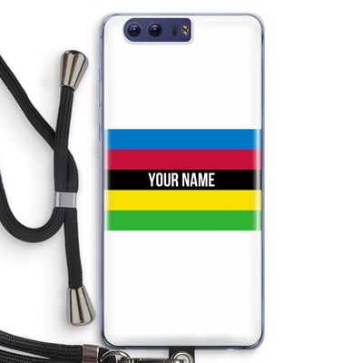 WK Wielrennen: Honor 9 Transparant Hoesje met koord