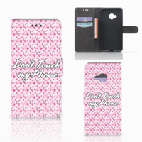 HTC U Play Portemonnee Hoesje Flowers Pink DTMP - thumbnail