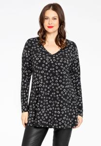 Yoek Tuniek flare CIRCLES | Zwart | Maat 54/56