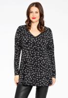 Yoek Tuniek flare CIRCLES | Zwart | Maat 54/56