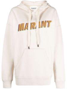 MARANT ÉTOILE hoodie à logo imprimé - Tons neutres