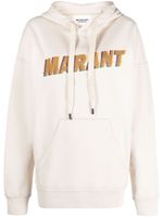 MARANT ÉTOILE hoodie à logo imprimé - Tons neutres