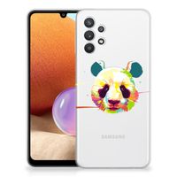 Samsung Galaxy A32 4G | A32 5G Enterprise Editie Telefoonhoesje met Naam Panda Color