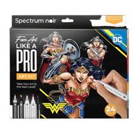 Creativ Company Hobbyset illustratie stripboekhelden wonder woman kleurset