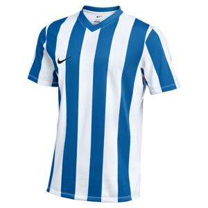 Nike Striped Division V Voetbalshirt Wit Blauw